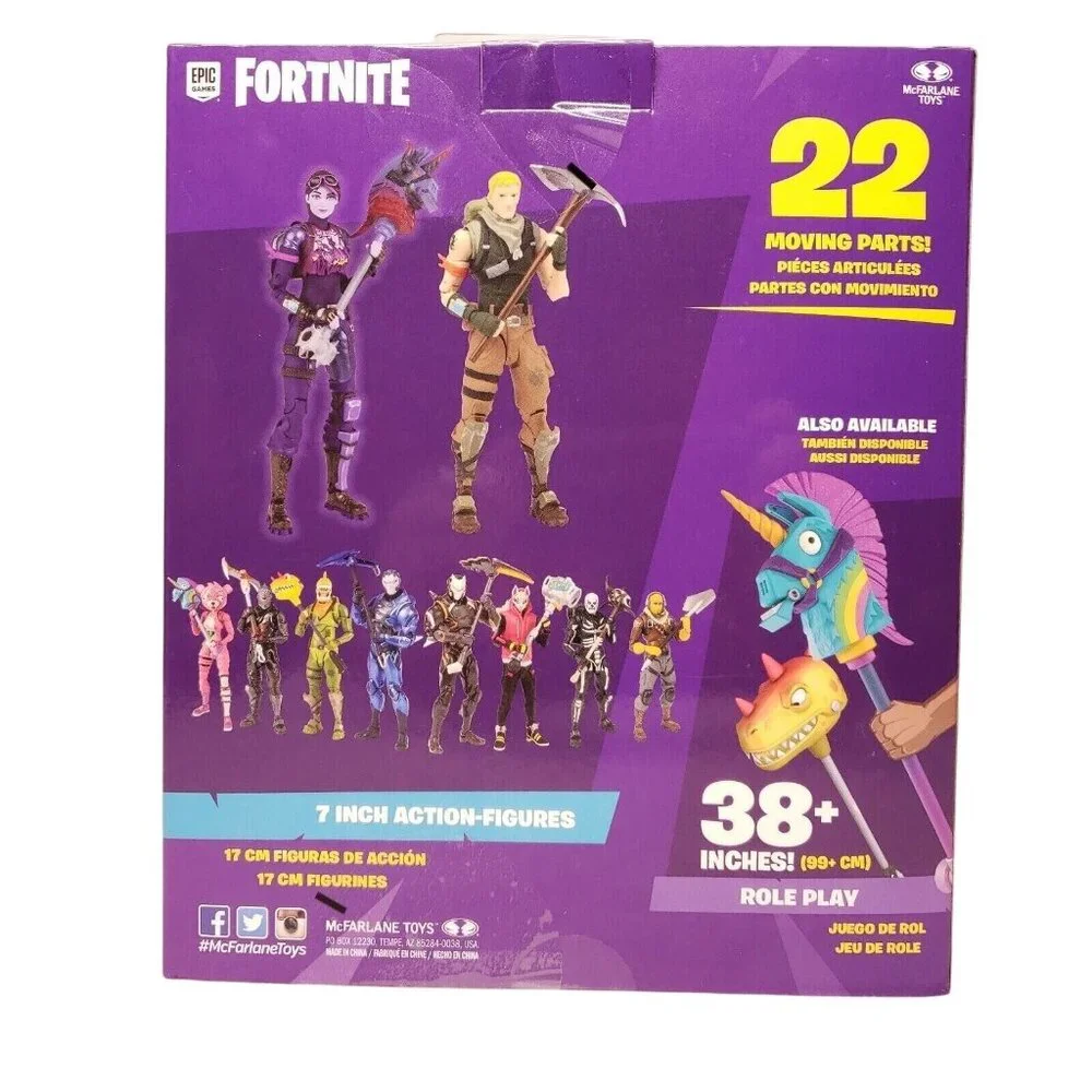 Fortnite Dark Bomber 7-Inch Action Figure Accessories 22 Moving Parts